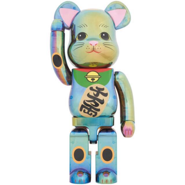 BE@RBRICK 招き猫 黒透明メッキ 1000％おもちゃ