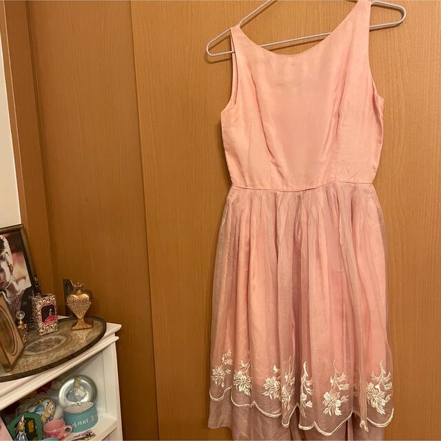 vintage ピンクドレス