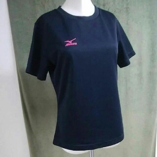 ミズノ(MIZUNO)のMIZUNO　半袖Tシャツ ウォームアップシャツ　レディースM-L(Tシャツ(半袖/袖なし))
