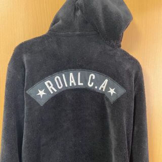 ロイヤル(roial)のROIAL CALIFORNIAパーカー黒L(パーカー)