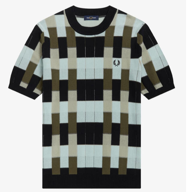 FRED PERRY(フレッドペリー)のFred Perry フレッドペリー　ニットTシャツ メンズのトップス(Tシャツ/カットソー(半袖/袖なし))の商品写真