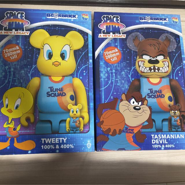 MEDICOM TOY(メディコムトイ)の招き猫様専用BE@RBRICK TWEETY&TASMANIAN DEVIL♡ ハンドメイドのおもちゃ(フィギュア)の商品写真