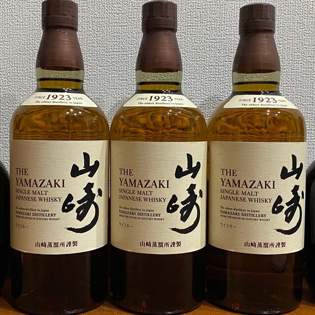 山崎 NV ウイスキー 700ml 3本食品/飲料/酒