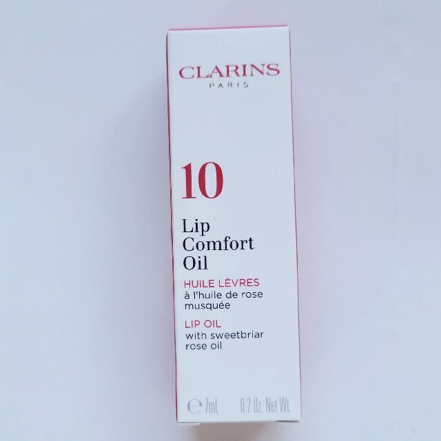 CLARINS(クラランス)の【美品】CLARINS　クラランス　リップコンフォートオイル 10 プラム コスメ/美容のベースメイク/化粧品(リップグロス)の商品写真