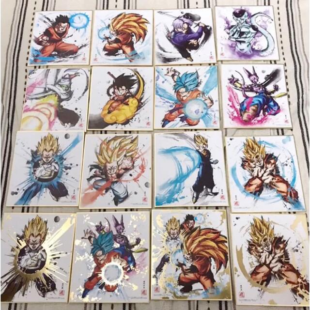 人気直売 ドラゴンボール色紙ART ドラゴンボール超 孫悟空 ベジータ