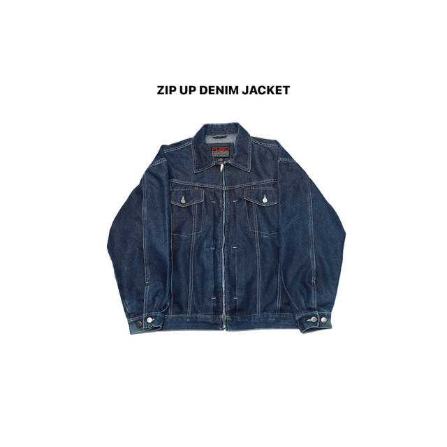 A.P.C(アーペーセー)のzip up denim jacket メンズのジャケット/アウター(Gジャン/デニムジャケット)の商品写真