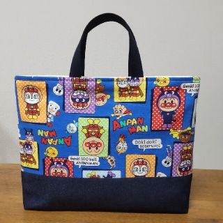 専用　ハンドメイド　アンパンマン　着ぐるみ柄　レッスンバッグ(バッグ/レッスンバッグ)