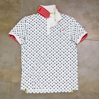 スウィートイヤーズ(SWEET YEARS)の新品☆NO COMMENT PARIS ポロシャツ 総柄POLO(ポロシャツ)