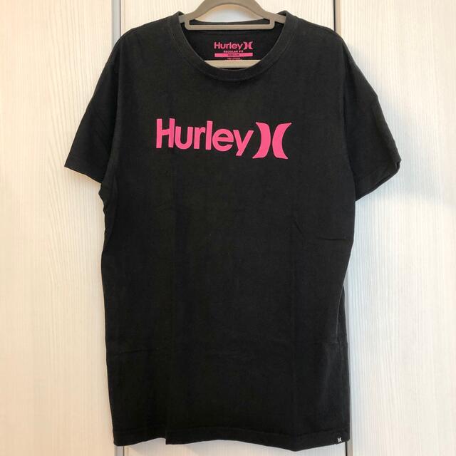 Hurley(ハーレー)のHurley 黒Tシャツ メンズ 半袖 ハーレー ピンク メンズのトップス(Tシャツ/カットソー(半袖/袖なし))の商品写真