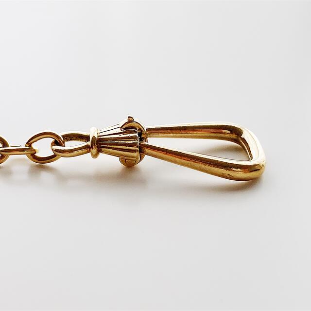 Vintage HERMES 18K Etrier Key Ring エルメス ヴィンテージ