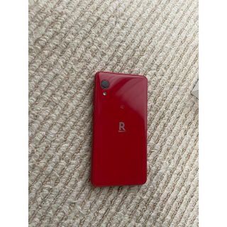 ラクテン(Rakuten)のRakuten mini 赤 おまけ付き(スマートフォン本体)