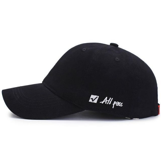 【セール中】A019　キャップ メンズ　ブラック　黒　 帽子　All pass メンズの帽子(キャップ)の商品写真