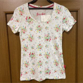 ユニクロ(UNIQLO)のユニクロ　グリーンゲート　コラボ　花柄　Tシャツ トップス(Tシャツ(半袖/袖なし))