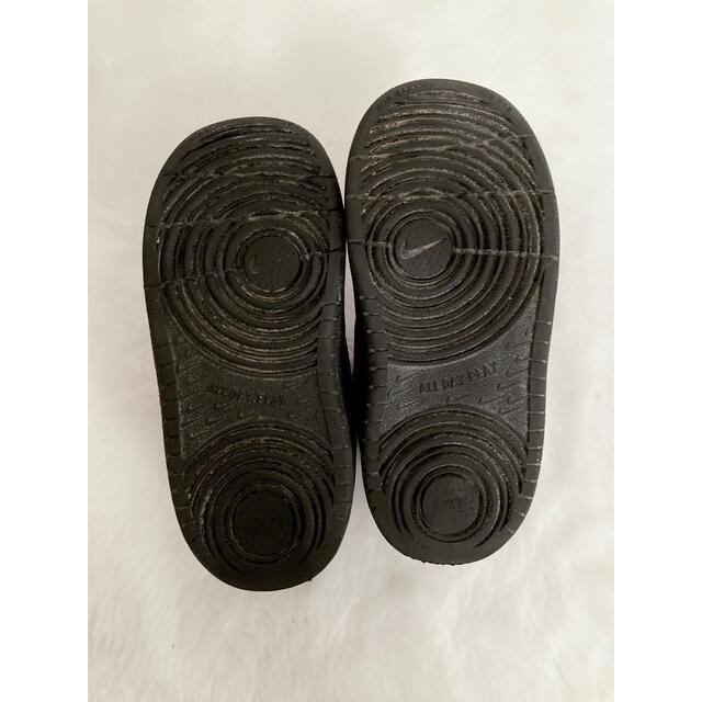 NIKE(ナイキ)のNIKE ナイキ　キッズ　ベビー　スニーカー　コートバーロウ　ブラック　黒 キッズ/ベビー/マタニティのベビー靴/シューズ(~14cm)(スニーカー)の商品写真