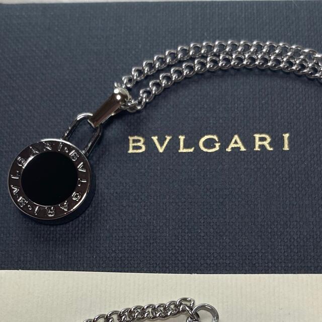 【新品正規品】BVLGARI ペンダント チャーム +チェーン 革紐 ネックレス