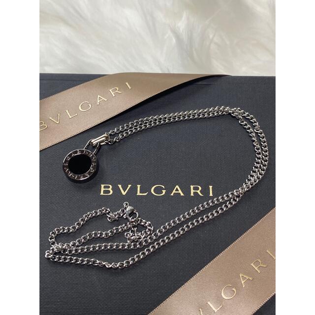 【新品正規品】BVLGARI ペンダント チャーム +チェーン 革紐 ネックレス