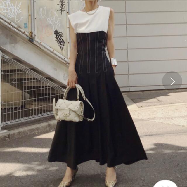 Ameri VINTAGE(アメリヴィンテージ)のAMERI  stitch tuck dress レディースのスカート(ロングスカート)の商品写真