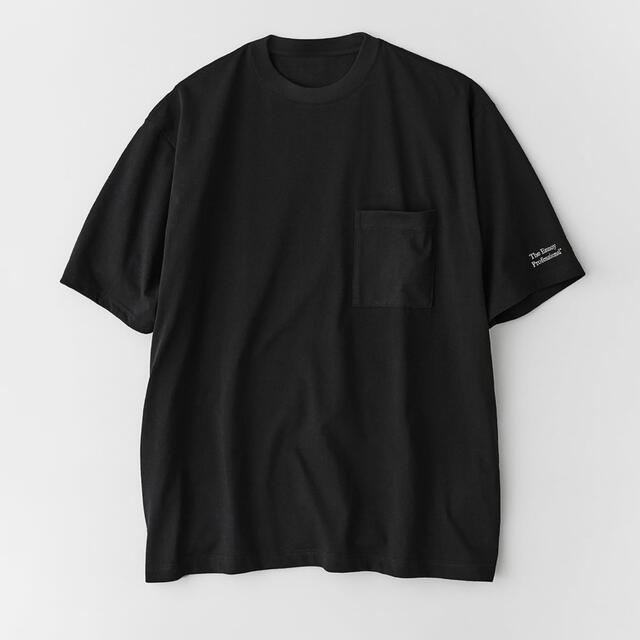 ennoy POCKET T-SHIRTS (BLACK × WHITE)