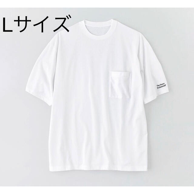 ENNOY POCKET T-SHIRTS Lサイズ WHITE × BLACKTシャツ/カットソー(半袖/袖なし)
