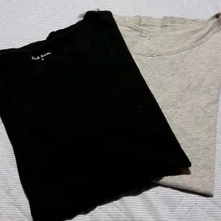 ポールスミス(Paul Smith)のポールスミス ２枚組 Mサイズ  グレー & 黒 Tシャツ(Tシャツ/カットソー(半袖/袖なし))