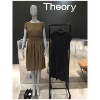 セオリー(theory)のTheory 19ss フレンチスリーブワンピース(ひざ丈ワンピース)