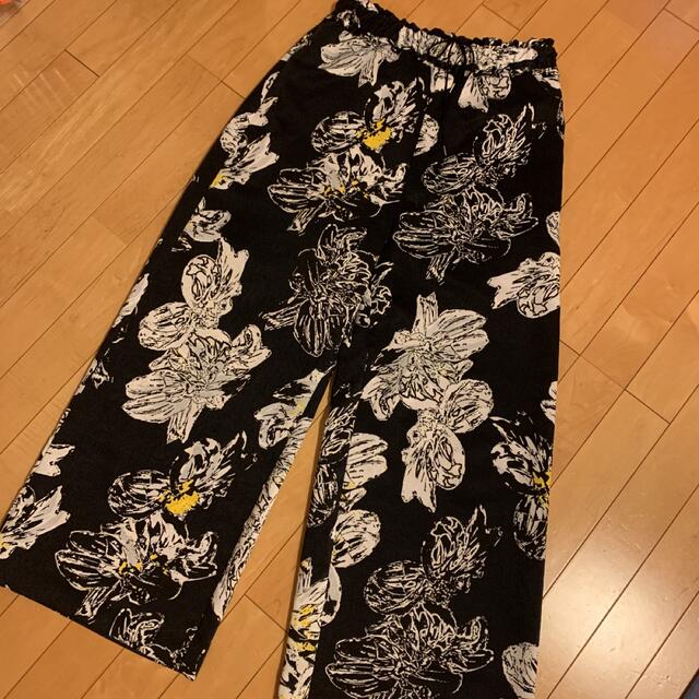 イエナ　フラワープリント イージーパンツ　size38 4