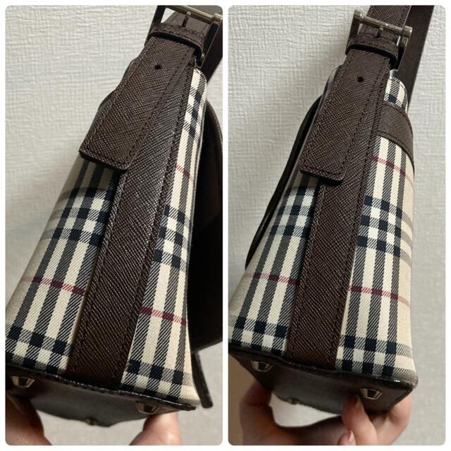 ⭐️BURBERRY レザー×キャンバス ショルダーバッグ⭐️ | flnaacp.com