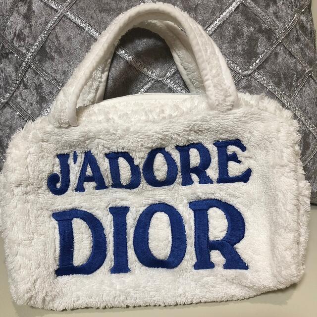 Dior  パイル地　タオル地　カバン　ミニハンドバッグ