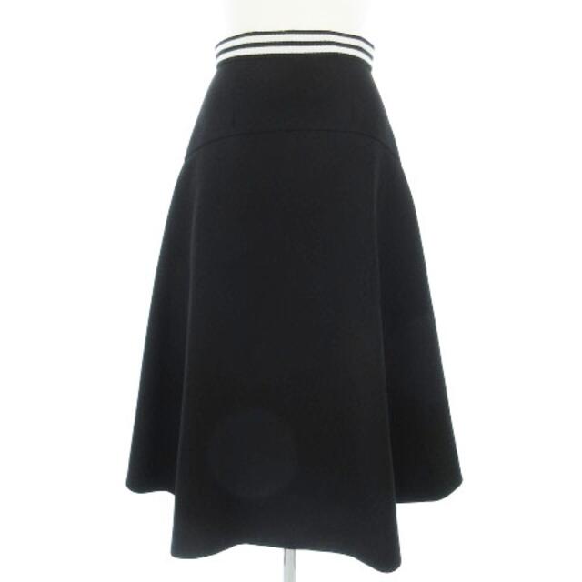 ボーダーズアットバルコニー 19AW TWILL SKIRT スカート 黒 36 ...