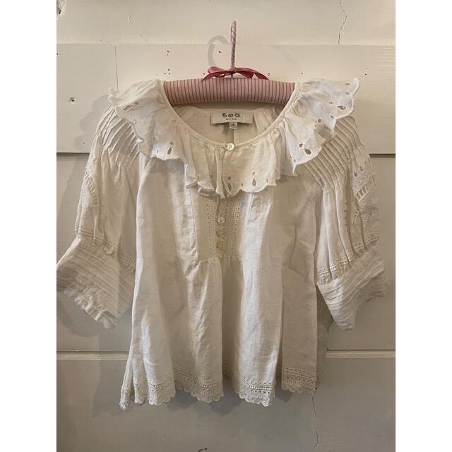 Sea New York(シーニューヨーク)の最終価格🛁🤍Sea New York frill blouse. レディースのトップス(シャツ/ブラウス(長袖/七分))の商品写真