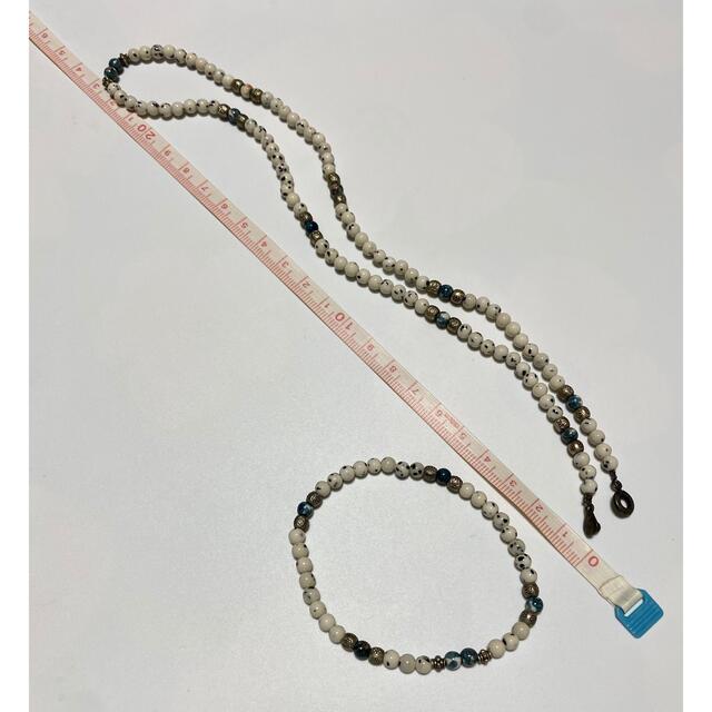 AZUL by moussy(アズールバイマウジー)のAZUL ビーズネックレス＋ブレスレット レディースのアクセサリー(ネックレス)の商品写真