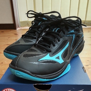 ミズノ(MIZUNO)のバドミントンシューズ　MIZUNOウエーブクローEL WIDE　26.0cm(バドミントン)