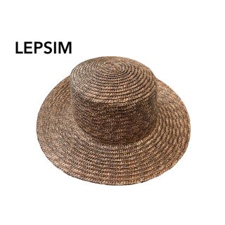 レプシィム(LEPSIM)の麦わら帽子 ストローハット 日焼け対策(麦わら帽子/ストローハット)