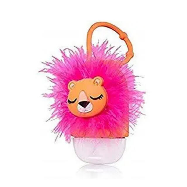 Bath & Body Works(バスアンドボディーワークス)の【新品】バスアンドボディワークス ジェル ホルダー ピンクライオン レディースのファッション小物(キーホルダー)の商品写真