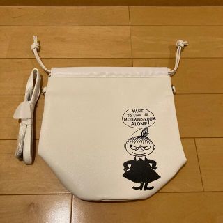 ムーミン(MOOMIN)のリトルミイ   レザー調巾着バッグ(ショルダーバッグ)