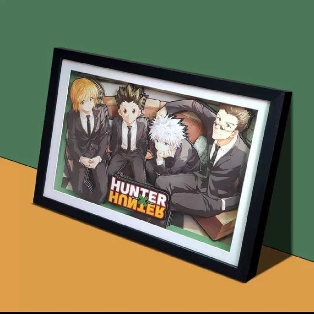HUNTER×HUNTER  ハンターハンター◎絵画　3D  立体画　タイプA美術品/アンティーク