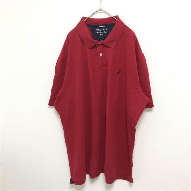 NAUTICA(ノーティカ)の90s 古着 ノーティカ ポロシャツ 刺繍ロゴ オーバーサイズ 2XL メンズのトップス(ポロシャツ)の商品写真