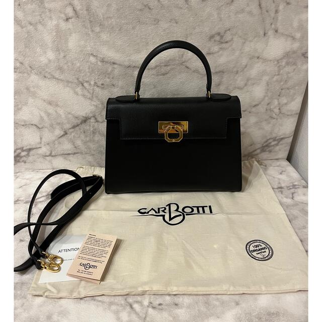 ☆美品・保存袋付☆CARBOTTI カルボッティ エレナ243 ハンドバッグ-