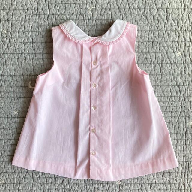 Jacadi(ジャカディ)の＊新品＊　タグ付き　jacadi   ジャカディ　ピンク　ブラウス キッズ/ベビー/マタニティのキッズ服女の子用(90cm~)(ブラウス)の商品写真