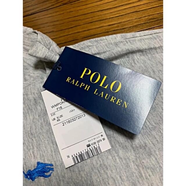 Ralph Lauren(ラルフローレン)の【新品】ラルフローレン クルーネックTシャツ XS  グレー レディースのトップス(Tシャツ(半袖/袖なし))の商品写真