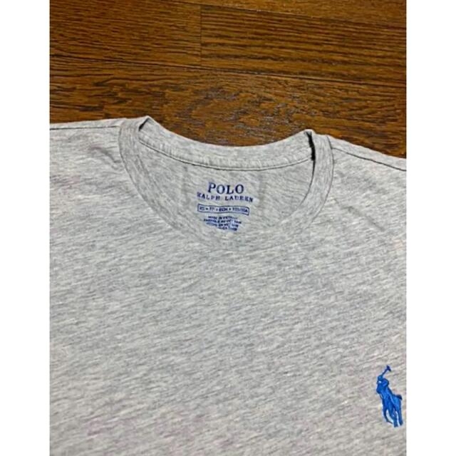 Ralph Lauren(ラルフローレン)の【新品】ラルフローレン クルーネックTシャツ XS  グレー レディースのトップス(Tシャツ(半袖/袖なし))の商品写真