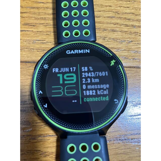 GARMIN(ガーミン)のGARMIN  ForeAthlete® 235J BlackGreen  メンズの時計(腕時計(デジタル))の商品写真