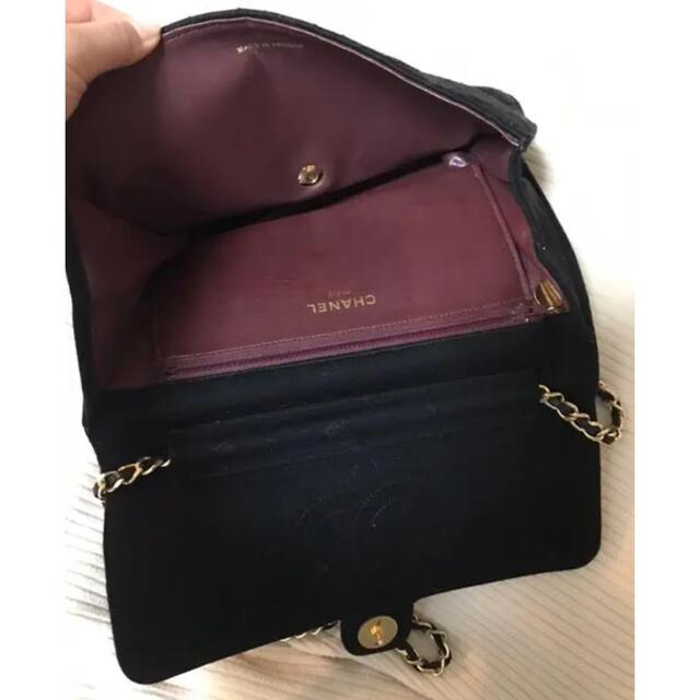 CHANEL - 値下げ中！！！CHANEL マトラッセ ヴィンテージ 布 バッグの