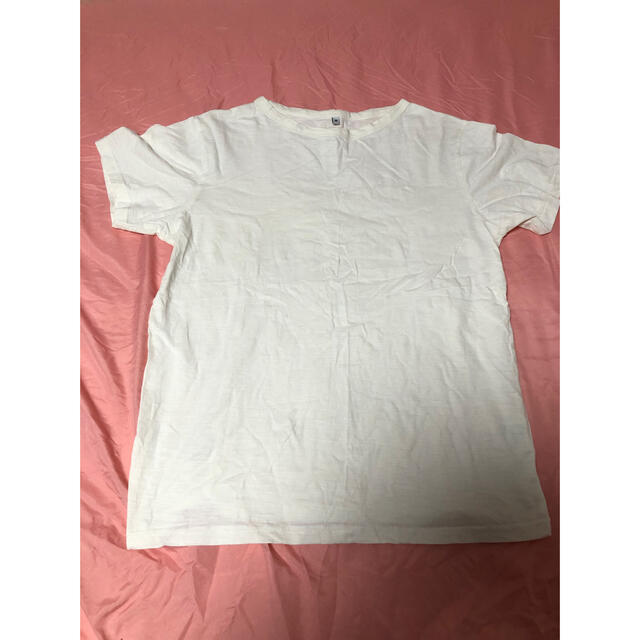 tシャツ 綿100 メンズ　Tシャツ　無地　白　半袖　夏 メンズのトップス(Tシャツ/カットソー(半袖/袖なし))の商品写真