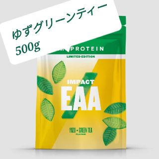 マイプロテイン(MYPROTEIN)の新品未開封　マイプロテイン　EAA　ゆずグリーンティー　500g(トレーニング用品)