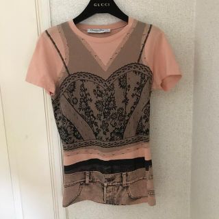 ヴィンテージ Christian Dior Lace Print T-shirt