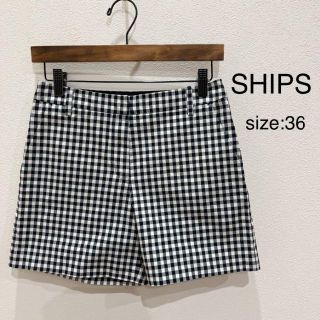 シップス(SHIPS)のシップス SHIPS ショートパンツ パンツ チェック ギンガムチェック 日本製(ショートパンツ)