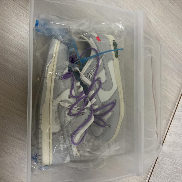 Nike dunk low off white lot no.47