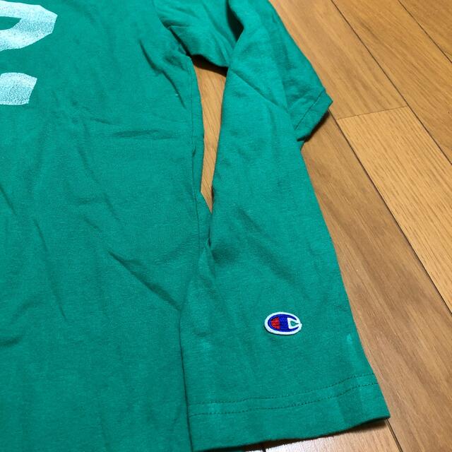 Champion(チャンピオン)のチャンピオン　ロンt   tシャツ グリーン　緑 メンズのトップス(Tシャツ/カットソー(七分/長袖))の商品写真