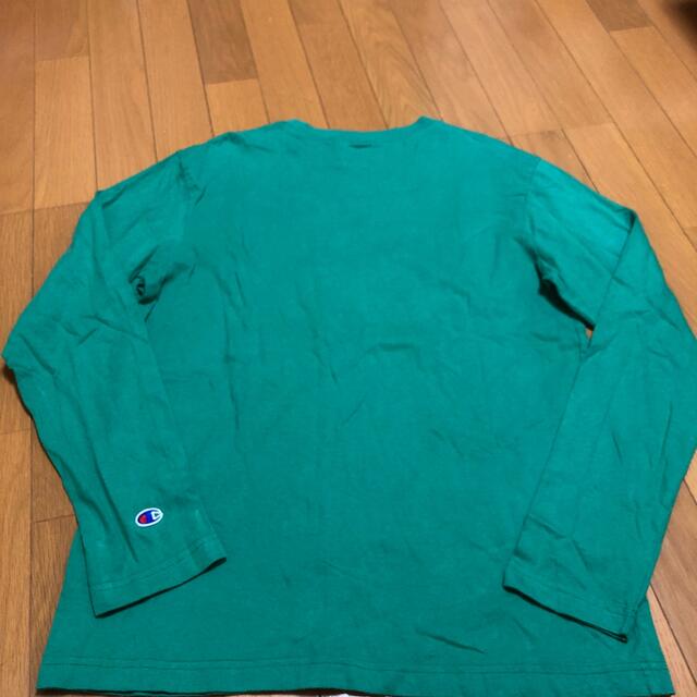 Champion(チャンピオン)のチャンピオン　ロンt   tシャツ グリーン　緑 メンズのトップス(Tシャツ/カットソー(七分/長袖))の商品写真